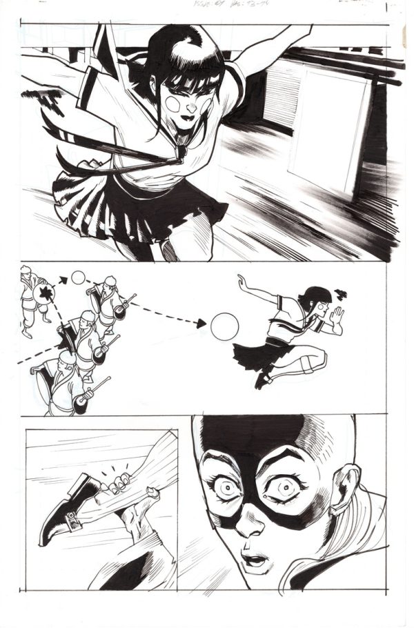 Batgirl #1 Page 13-14 by Rafael Albuquerque - Image 3