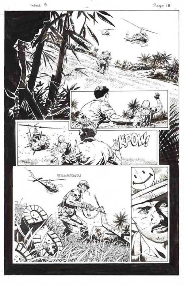 Before Watchmen: Comedian #5 p.18 by JG Jones