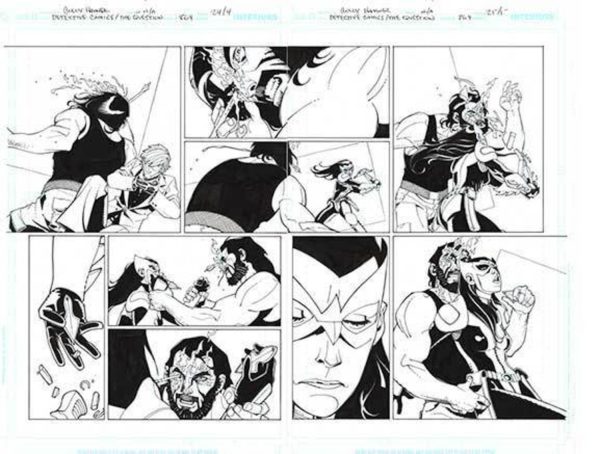 Detective Comics: The Question #864 Page 4 and 5 by Cully Hamner