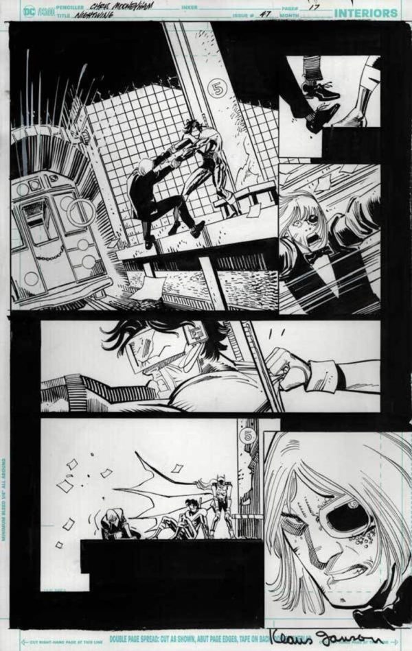 Nightwing #47 p.17 by Chris Mooneyham and Klaus Janson