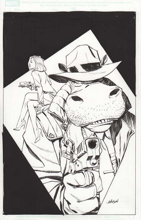 Elephantmen Cover by Dave Johnson