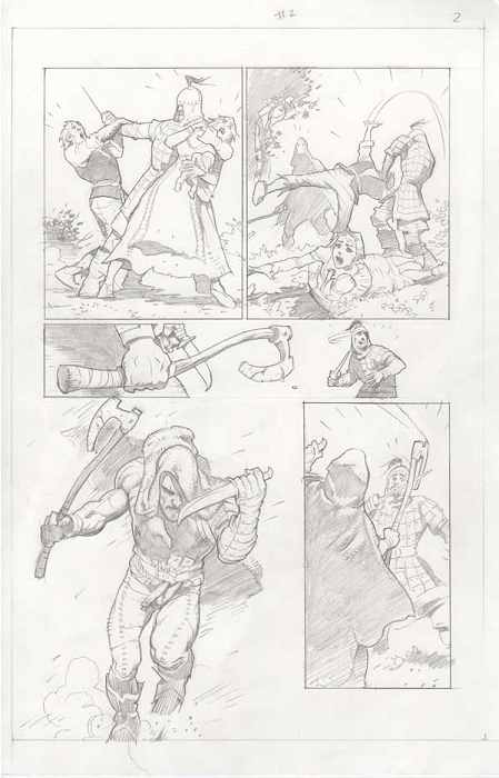 Eternal Warrior #2 p.02 by Cary Nord