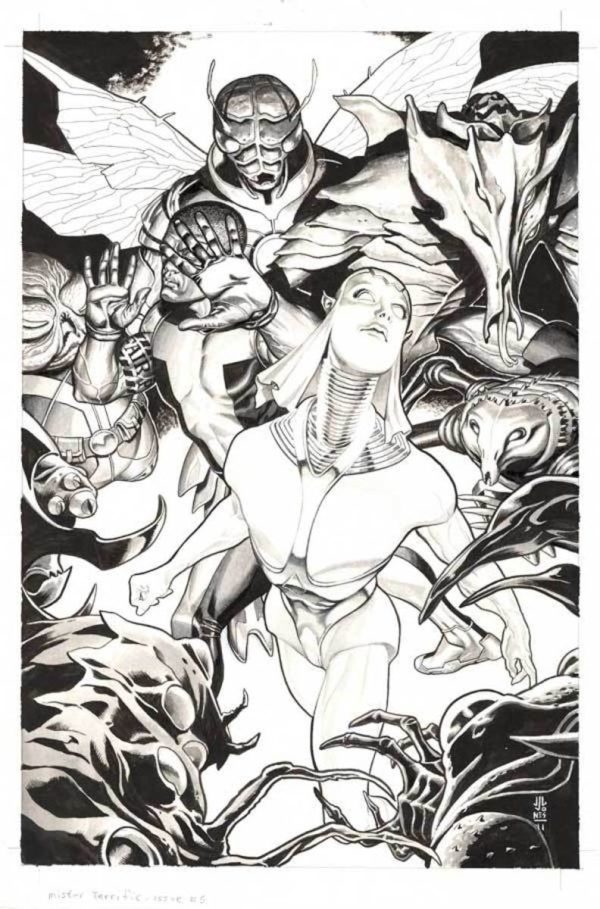 Mr. Terrific #5 Cover by JG Jones