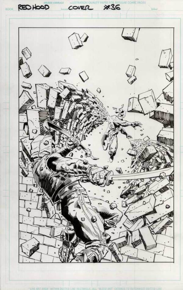 Red Hood #36 Cover by Dan Panosian