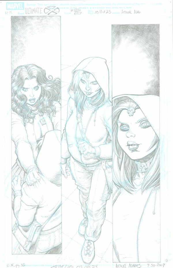 Ultimate X #2 p.13 by Arthur Adams