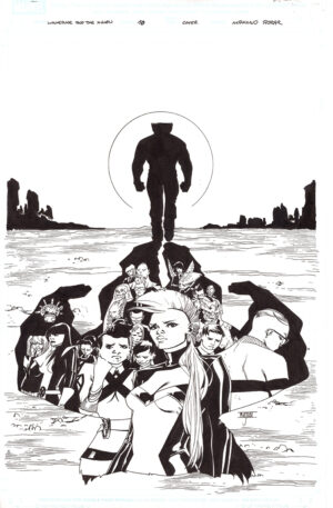Wolverine and the X-men #10 Cover by Mahmud Asrar