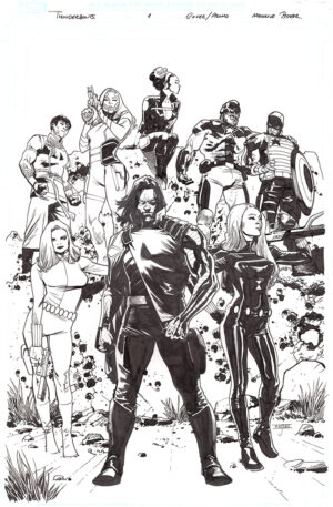 Thunderbolts #1 Cover by Mahmud Asrar