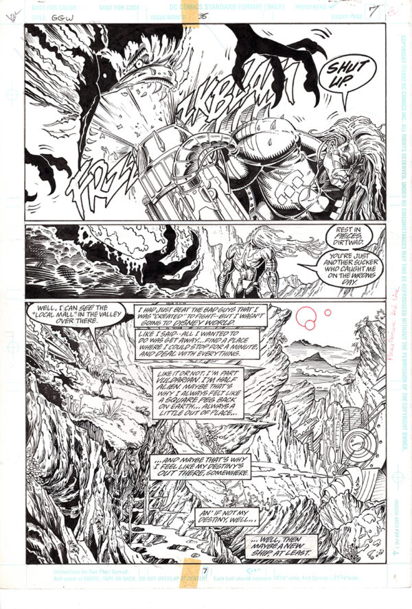 Guy Gardner: Warrior #35 Page 7 by Joyce Chin
