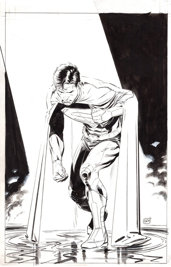 Unused Superman Cover by Lee Weeks