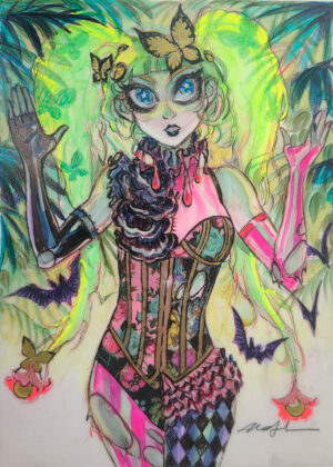 Acid Jungle Harley by Mindy Lee