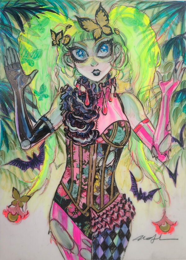 Acid Jungle Harley by Mindy Lee
