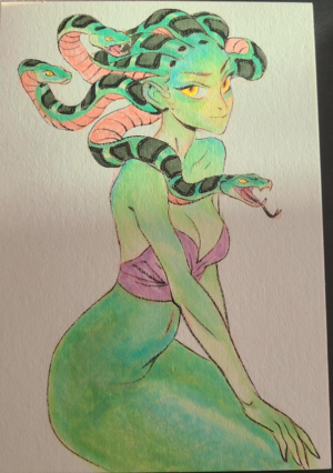 Medusa By Mindy Lee by Mindy Lee