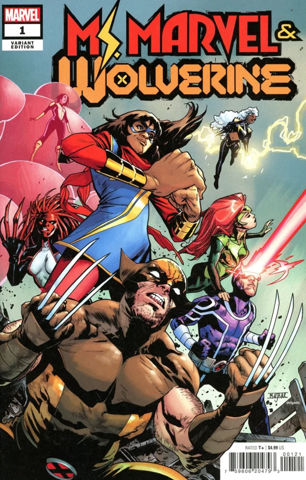 Ms. Marvel & Wolverine #1 Cover by Mahmud Asrar - Image 2