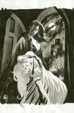 Penthouse Comix #2e Cover Prelim by Matteo Scalera