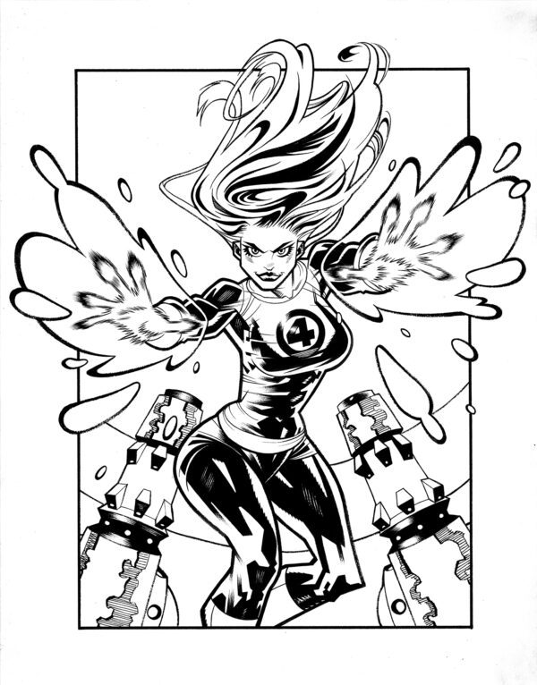 Marvel SNAP! THE INVISIBLE WOMAN by Shawn Crystal