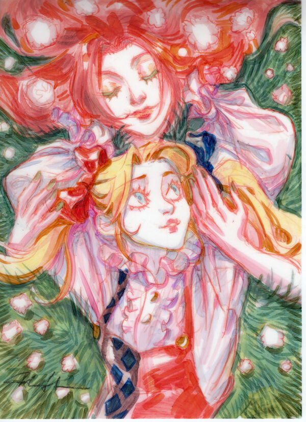 Harley Quinn and Ivy Hugs by Mindy Lee