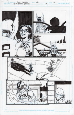 Blue Beetle #7 Page 13 by Cully Hamner