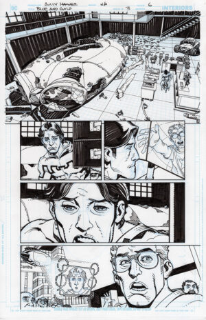 Blue and Gold #3 Page 6 by Cully Hamner