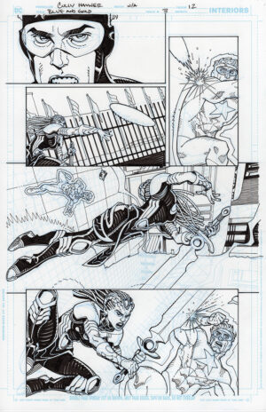 Blue and Gold #3 Page 12 by Cully Hamner