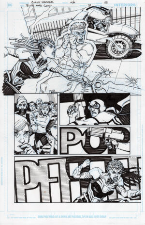 Blue and Gold #3 Page 13 by Cully Hamner