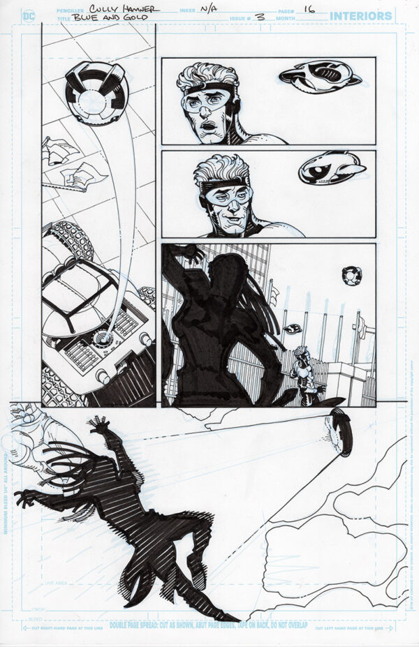 Blue and Gold #3 Page 16 by Cully Hamner