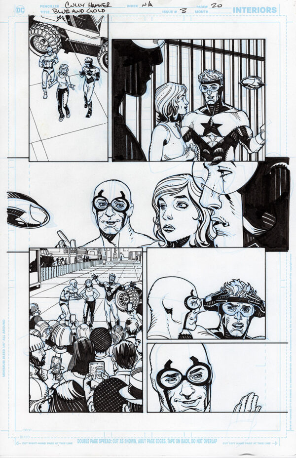 Blue and Gold #3 Page 20 by Cully Hamner