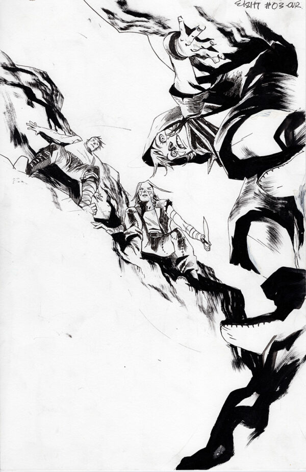 Ei8ht #3 Cover by Rafael Albuquerque