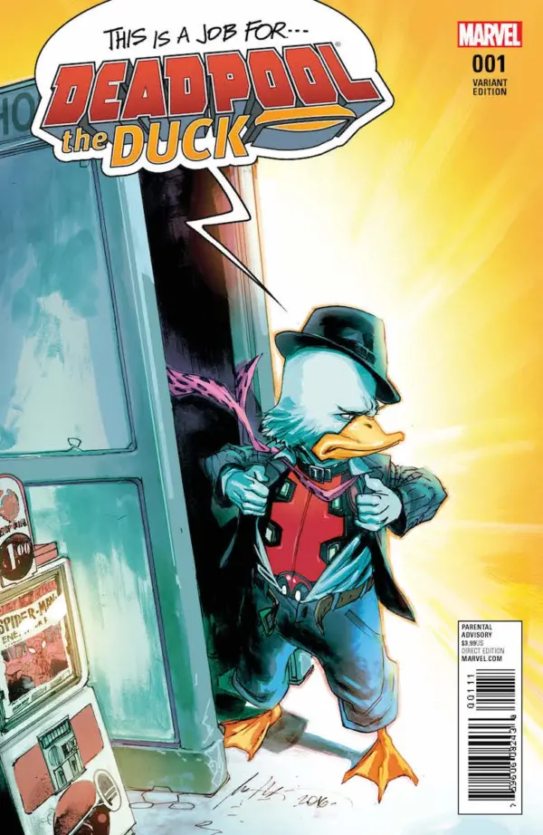 Deadpool the Duck #1 Cover by Rafael Albuquerque - Image 2
