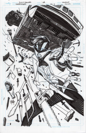 Harbinger #7 Cover by Cully Hamner