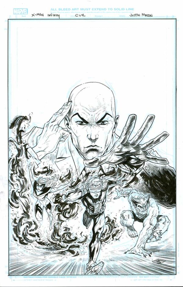 X-Men: From the Ashes #1 Cover by Justin Mason