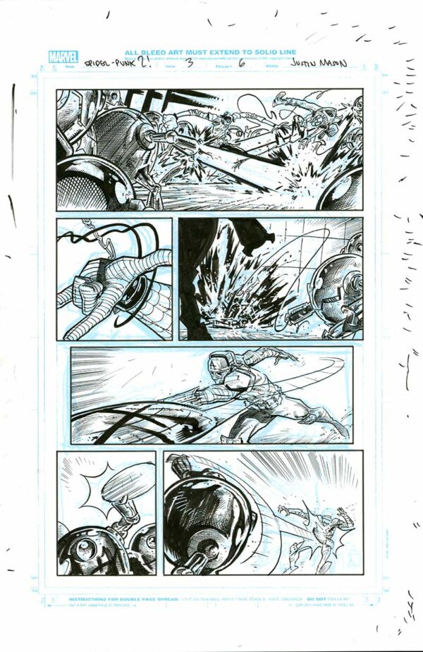 Spider-Punk: Arms Race #3 p.07 by Justin Mason
