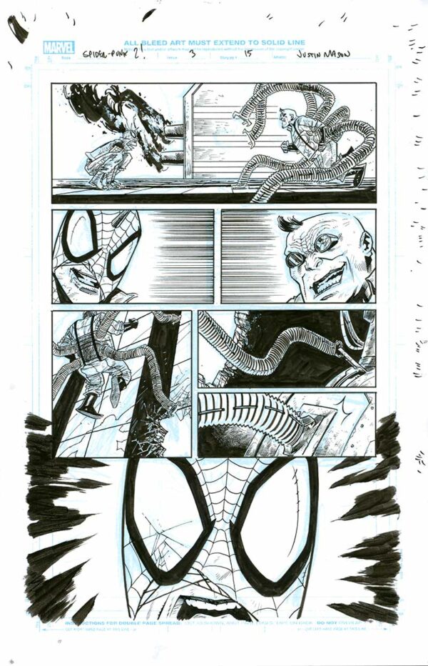 Spider-Punk: Arms Race #3 p.15 by Justin Mason