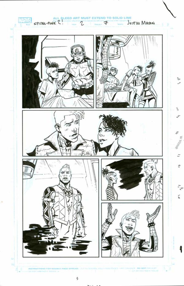 Spider-Punk: Arms Race #2 p.07 by Justin Mason