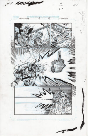 Spider-Punk: Arms Race Issue 4 p.4 by Justin Mason
