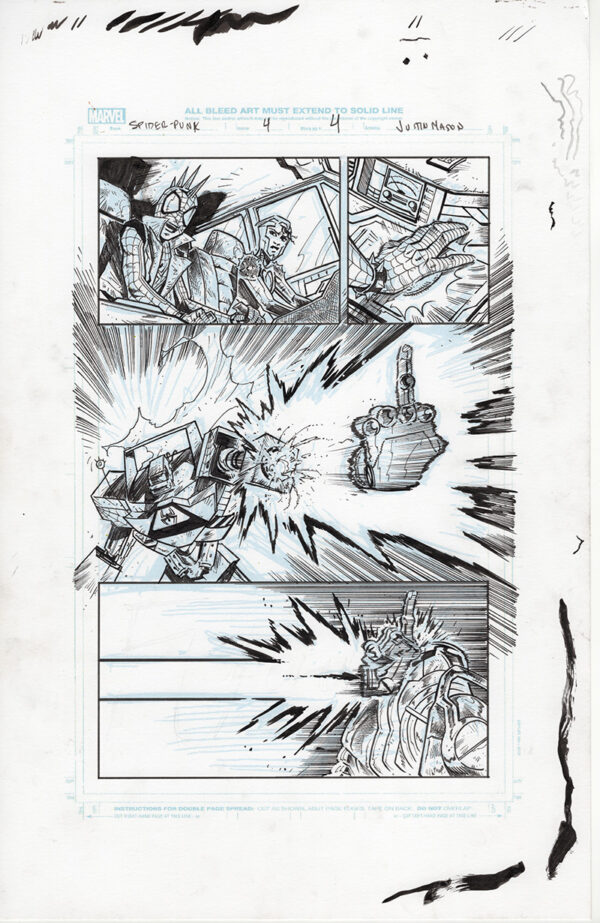 Spider-Punk: Arms Race Issue 4 p.4 by Justin Mason