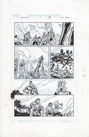 Spider-Punk: Arms Race Issue 4 p.18 by Justin Mason