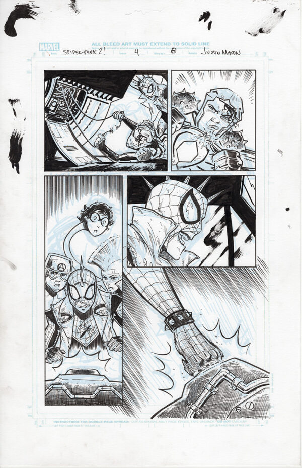 Spider-Punk: Arms Race Issue 4 p.08 by Justin Mason