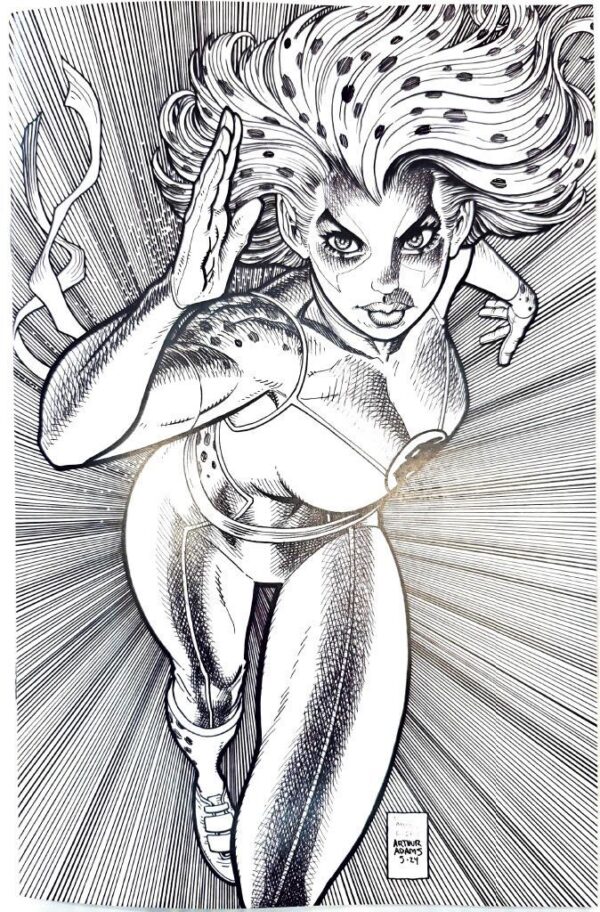 Thundercats: Cheetarah #1 Running Variant Comic by Arthur Adams - Image 2