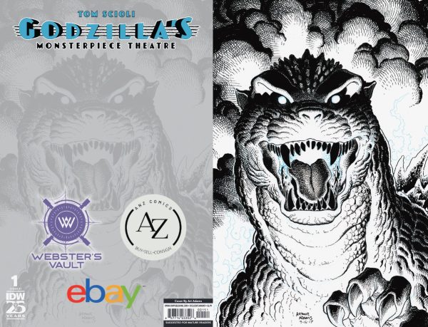 Godzilla's Monsterpiece Theatre #1 Variant Comic by Arthur Adams - Image 2