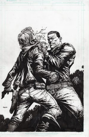 Walking Dead Deluxe #107 Cover by David Finch