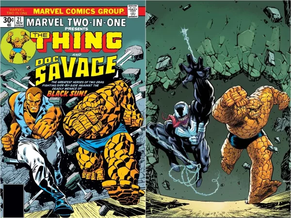 Venom #39: Two in One Homage Cover by Justin Mason - Image 2