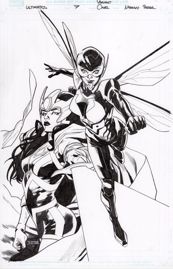 Ultimates #7 Variant Cover by Mahmud Asrar