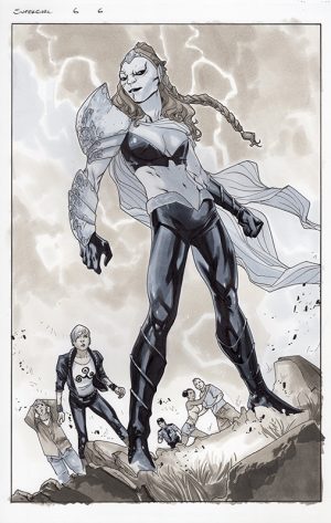 Supergirl #6 Page 6 by Mahmud Asrar