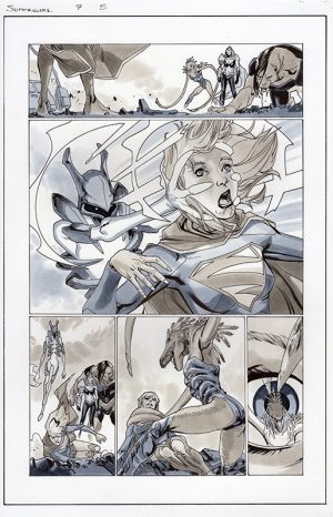 Supergirl #7 Page 5 by Mahmud Asrar