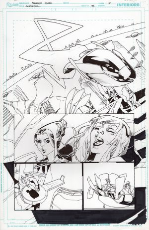 Supergirl #15 Page 2 by Mahmud Asrar