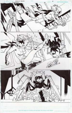 Supergirl #20 Page 6 by Mahmud Asrar