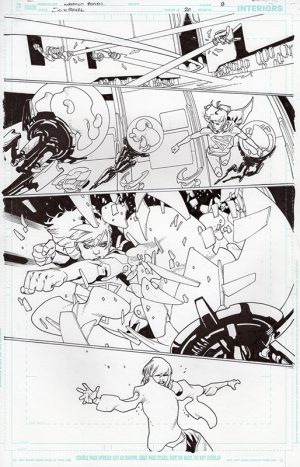 Supergirl #20 Page 9 by Mahmud Asrar