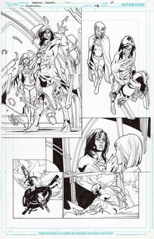 Supergirl #16 Page 17 by Mahmud Asrar
