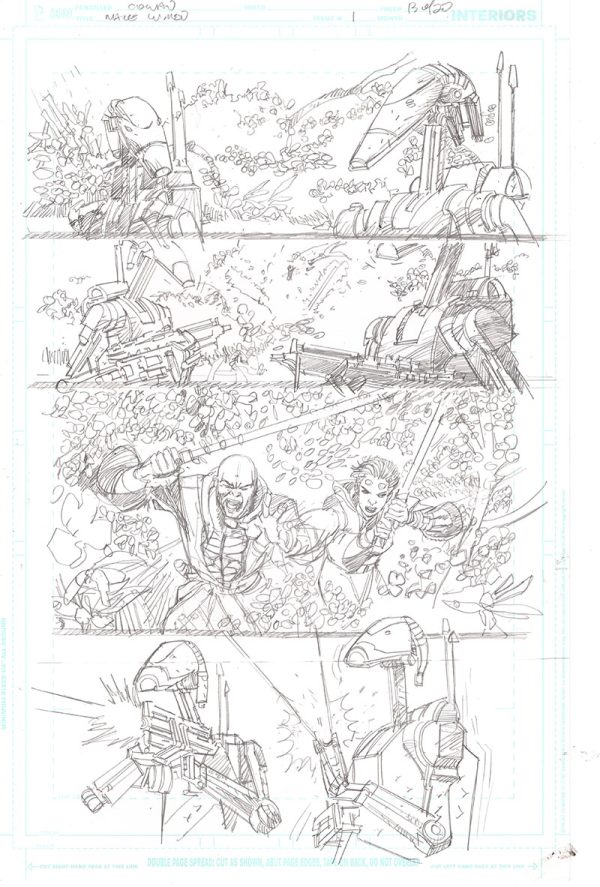 Star Wars: Mace Windu #1 Page 13 by Denys Cowan