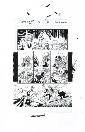 Spider-Man 2099 Dark Genesis Issue 4 Page 08 by Justin Mason
